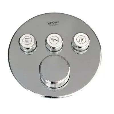 Obrázek produktu pro GROHE 29121000, Vana a sprcha, Rotační ventily, Kov, Chrom