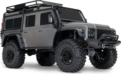 Immagine prodotto di TRAXXAS TRX-4 LR Defender argento 1/10 Crawler RTR spazzolato, senza clip, senza batteria e caricatore #1