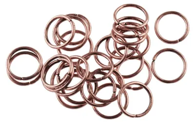Produktbild von Vintageparts Biegeringe Kupferfarben 10 mm 100 Stück