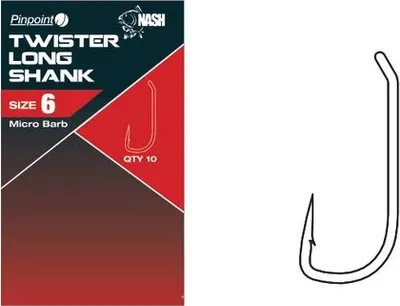 Obrázek produktu pro Nash Twister Long Shank - velikost: 8
