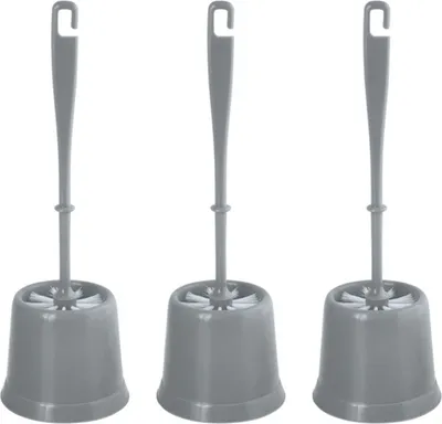 Produktbild von MSV WC Bürste Anthrazit 3er Set
