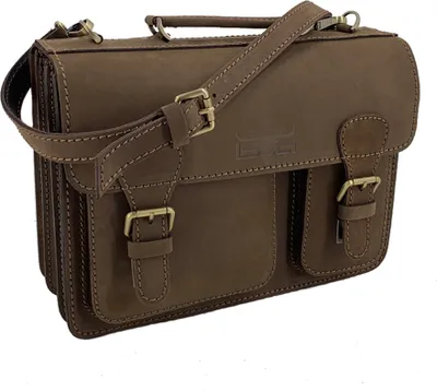 Produktbild von Mika Aktentasche Mylo Sattelleder braun ca. 38 x 27 x 12,5 cm 28056224