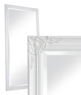 Produktbild von LC Home Wandspiegel Barock XXL Spiegel Weiß ca. 200x100 cm Antik-Stil Ganzkörperspiegel