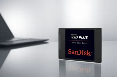Zdjęcie produktu dla SanDisk Plus, 480 GB, 2.5", 535 MB/s, 6 Gbit/s