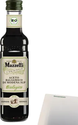 Produktbild von Mazzetti Aceto Balsamico di Modena (250ml Flasche) + usy Block