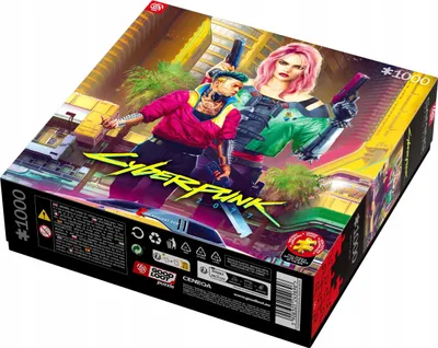 Image de Puzzle Kitsch Cyberpunk 2077 (1000 el.) - Oficjalna Licencja, 68x48 cm