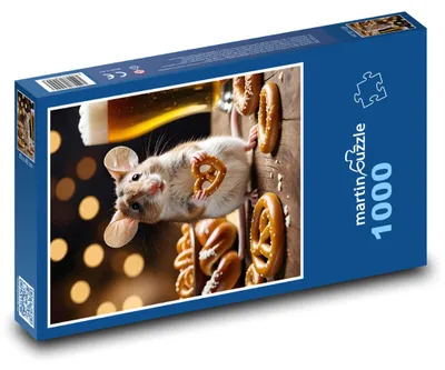 Obrázok produktu pre Puzzle 1000 Myš a praclíky - martinpuzzle