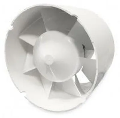 Produktbild von Blauberg - Weißer Rohrventilator - 125mm - Timer