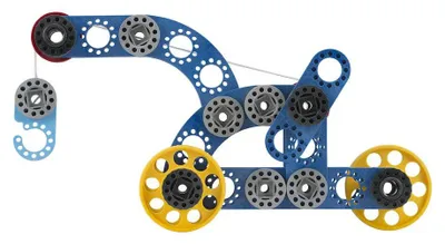 Image de Blocs de construction Volk's Baukasten Mini Grue, 67 pièces