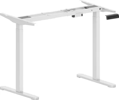 Produktbild von Elektrisches Schreibtischgestell, höhenverstellbar, mit Speicherfunktion, Stahl, Weiß