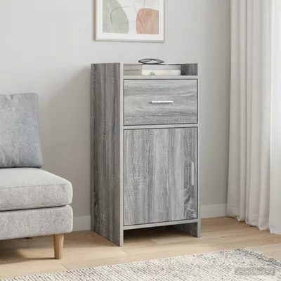 Produktbild von vidaXL Sideboard Grau Sonoma 40 x 36 x 80 cm Holzwerkstoff