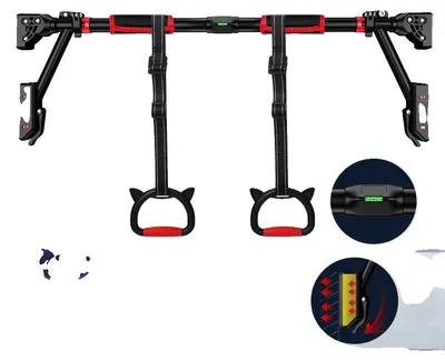 Zdjęcie produktu dla Drążek do podciągania, regulowana długość, udźwig 200 kg, zakres regulacji 78-98 cm