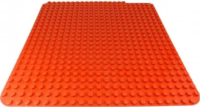 Produktbild von rote große Platte  38 x 38 cm 24 x 24 Noppen rot Lego Duplo D07