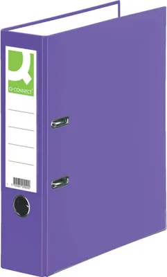 Produktbild von Q-Connect Ordner PP - A4, 80 mm, violett