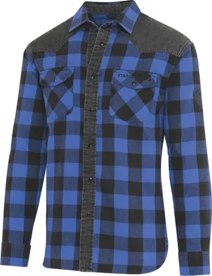Produktbild von Stars & Stripes Herren Westernhemd »LUMBERJACK« Blau Kariert Gr.3XL