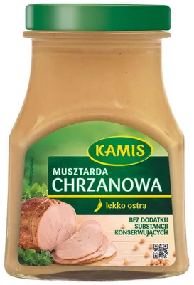 Produktbild von Kamis Senf ''Musztarda Chrzanowa'' 185g