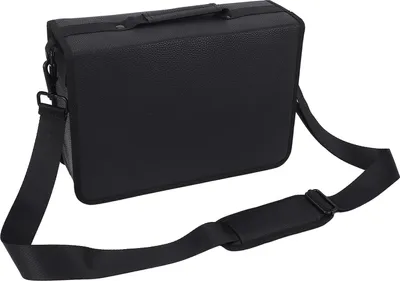 Immagine prodotto di Custodia organizzatrice per pennarelli 80 slot Borsa di stoccaggio di grande capacità Borsa con cerniera in tela con maniglia per il trasporto per schizzi Nero