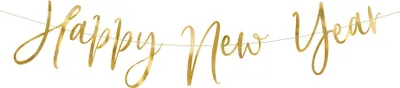 Produktbild von Girlande Happy New Year Gold 66 x 18 cm - Einheitsgröße