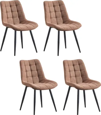Produktbild von CasaDolce Esszimmerstuhl ABSY, Set aus 4 hochwertigen bequemen Stühlen