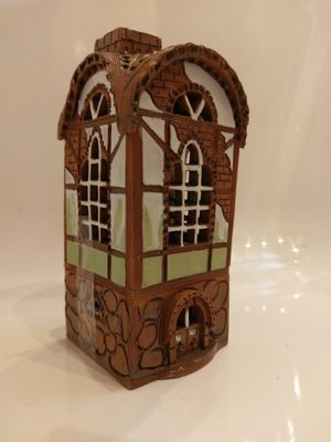 Keramik / Lichthaus 2 Dorfhaus Hellgrün