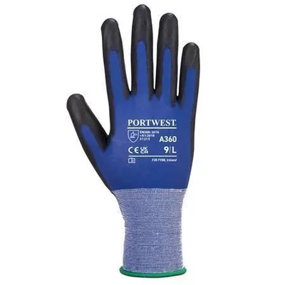 Obrázok produktu pre Ochranné rukavice "Senti-Flex", modré, nylon,Polyuretánpovlak na dlani, veľkosť M