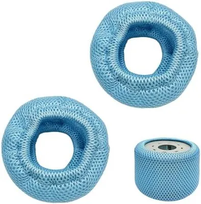 Produktbild von 2 Filter für Whirlpool,Pool Zubehör,Netzabdeckung für Alle Mspa Whirlpools Schutznetze Kompatibel Ersatz,Spa Abdeckung,Schutznetz Mesh,Skimmer Bubble Cover Einfach zu Pflegen Wasserhahn,Hot Tubs Sieb