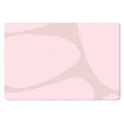 Produktbild von MuchoWow® Schreibtischunterlage Rosa - Geometrische Formen - Abstrakt 60x40 cm - XXL Mauspad - Großes Mauspad