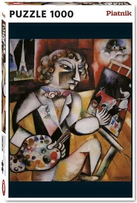 Produktbild von Piatnik Puzzle 1000 - Chagall Autoportret