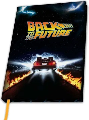Produktbild von BACK TO THE FUTURE - A5 Notebook DeLorean