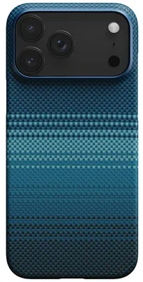 Produktbild von Pitaka KI1703MP, Cover, Apple, iPhone 17 Pro, 16 cm (6.3"), Blau