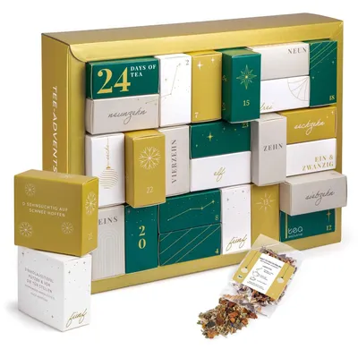 Produktbild von Erlebnis Tee Adventskalender 2026 - loser Tee und weitere Extras