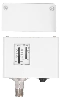 Immagine prodotto di Pressostato per compressore d'aria, SPDT, misuratore pneumatico, regolatore differenziale regolabile
