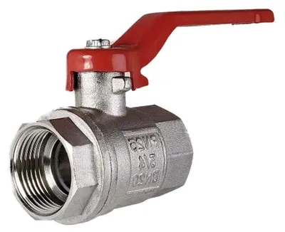Produktbild von Muffenkugelhahn PN 25 DN 40-1 1/2" IG-IG langer Hebel ohne Entleerung für Trinkwasser, Heizung und Industrie