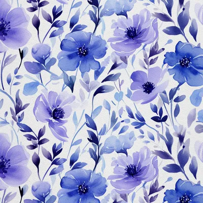 Image de OUTDOOR DECOSTOFFE OXFORD - Blumen - DX2489
