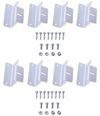 Z-Winkel Montagebeugel für Solarmodule, Aluminium, 2er-Set
