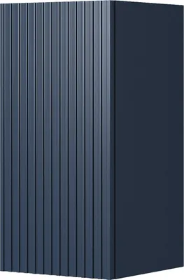 Obrázek produktu pro Závěsná koupelnová skříňka Nicole 70 cm s rýhovaným čelem | Barva: tmavě modrá | Rozměry: 35x70x35 cm