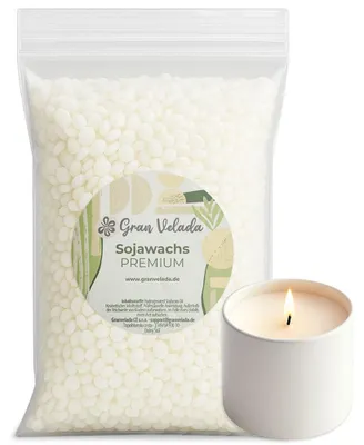 Produktbild von Gran Velada - Sojawachs für Kerzen im Behälter 500 g