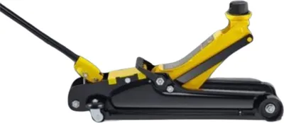 Immagine prodotto di Martinetto idraulico per auto - 2,5 tonnellate - Martinetto per auto con cavalletti per asse - Martinetto per garage - Altezza di sollevamento 85-380 mm