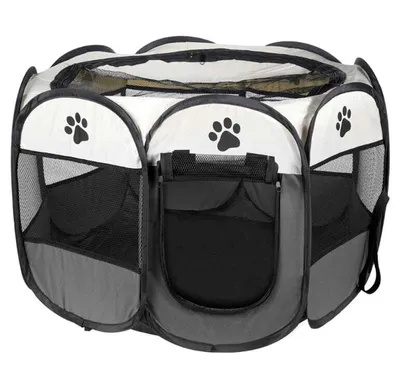 Immagine prodotto di Recinto per cani/gatti 91x91x58cm grigio