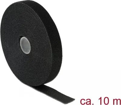 Produktbild von Delock - Klettverschluss - 10 m - Schwarz