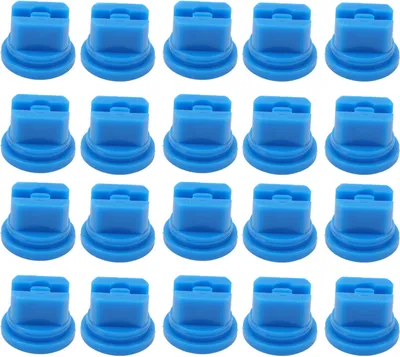 Produktbild von 20 Stück Flachstrahl-Sprühspitze, gleichmäßige Sprühverteilung, 110 Grad landwirtschaftliches Sprühgerät, 0,1–1,0 mm Bohrungsdurchmesser