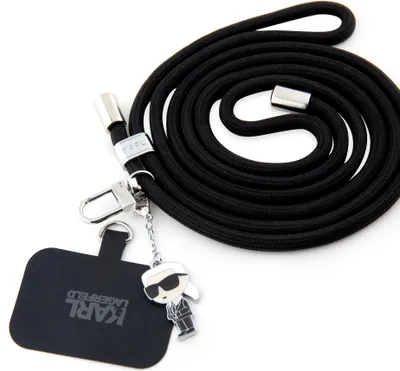Produktbild von Řemínek na telefon Karl Lagerfeld Cbdy Cord - černý