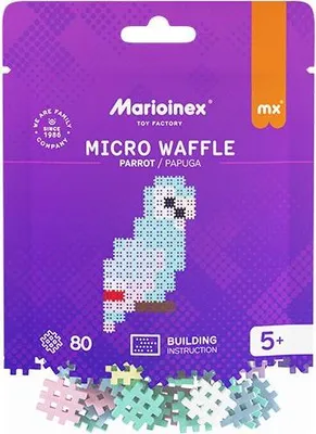 Zdjęcie produktu dla Micro Waffle 80 elementów Papuga