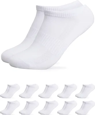 Produktbild von Occulto Damen & Herren Bambus Sneaker Socken 10er Pack (Modell: Sunny) Wht 35-38