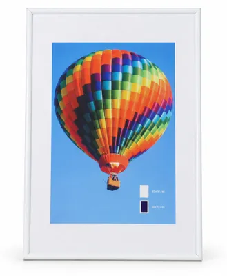 Produktbild von NLS Kunststoff Bilderrahmen Wanddeko Collage Poster Fotorahmen Bildträger Lifestyle - Farbe: Weiß | Format: 40x60