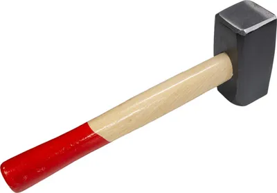 Produktbild von 1500g Kopf Stahl Fäustel, Hammer mit Holzstiel