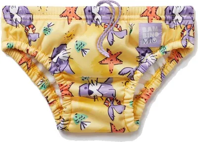 Produktbild von Bambino Mio wiederverwendbare Schwimmwindel Größe L (9-12 kg) mit Robben-Motiv
