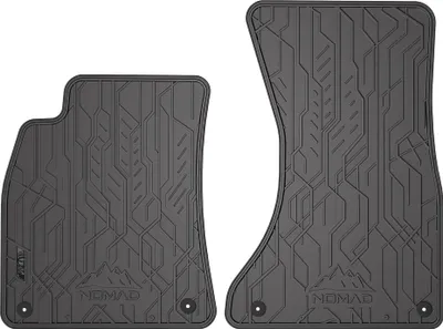 Produktbild von Fußmatten Gummimatten Antirutsch für Audi A4 B8 2007-15 Automatten Schwarz 2 tlg