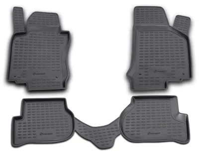 Produktbild von AD Tuning Gummi Fußmatten Set für VW Golf 5, Bj. 10/2003-2009