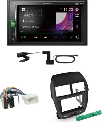 Produktbild von Pioneer DMH-A3300DAB USB Digitalradio MP3 Einbauset für Mitsubishi ASX bis 2014